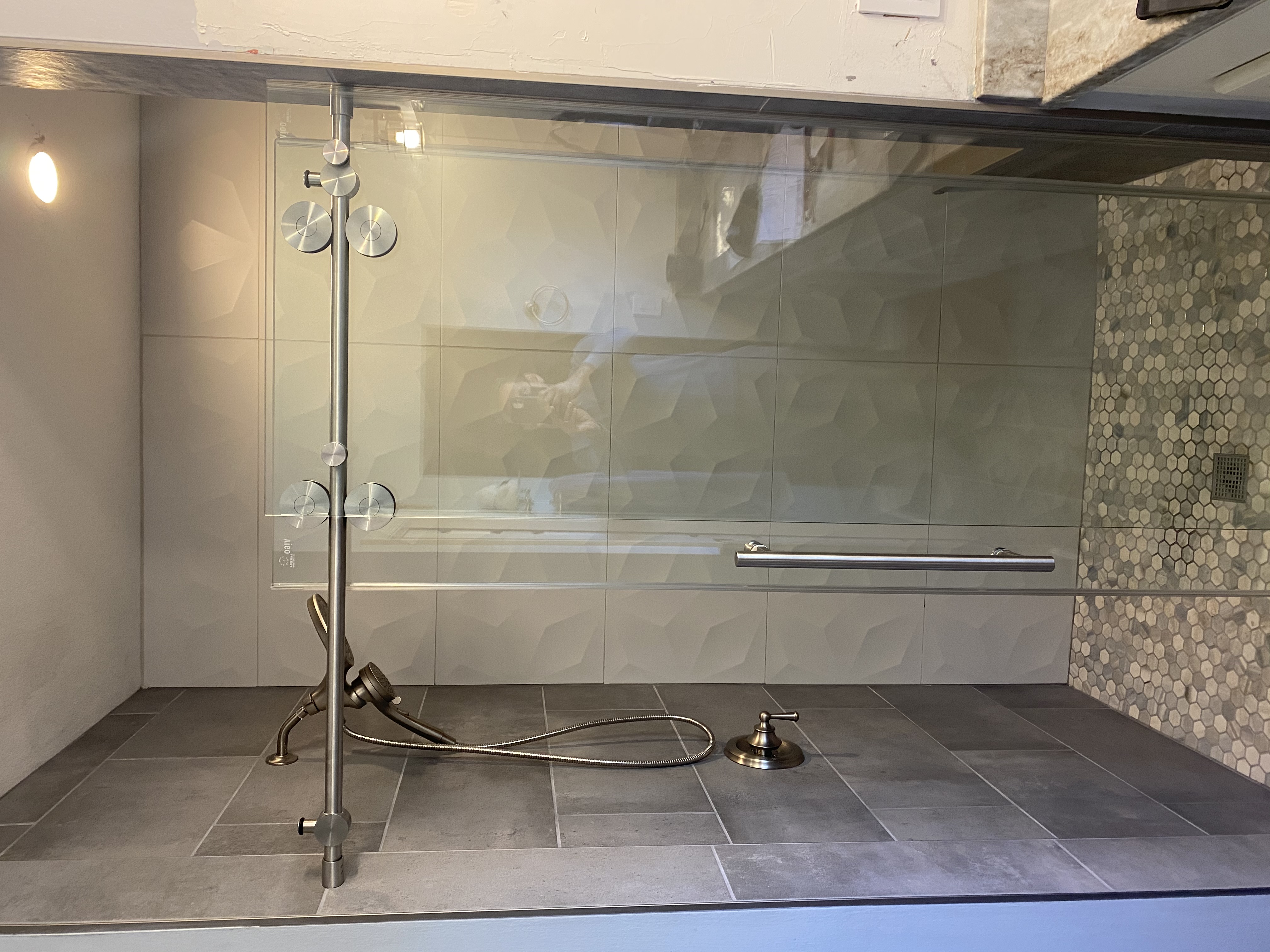 Bathroom door installation