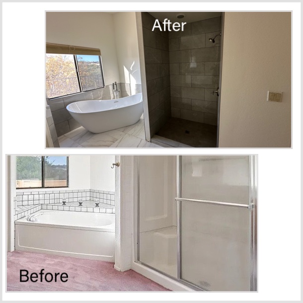 Bathroom before remodeling Carlsbad